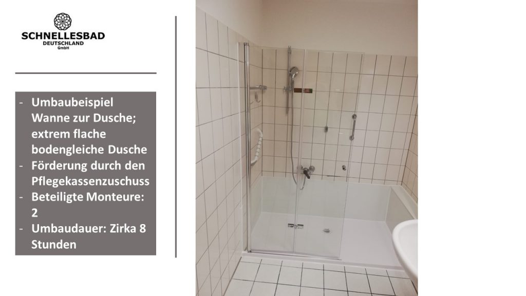 Projekt Badewanne zur Dusche I