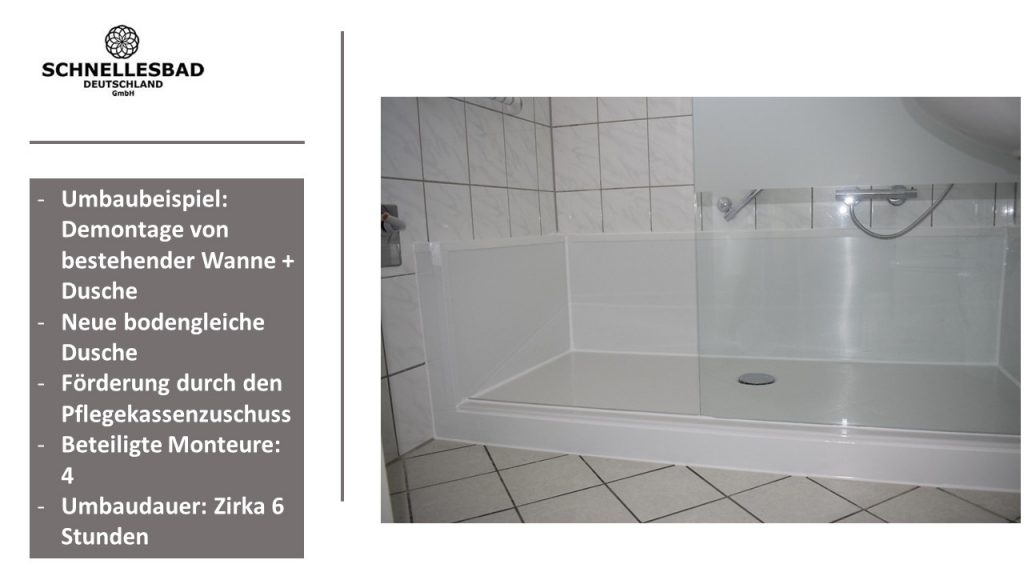 Badewanne zur Dusche II